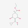 Picture of Ethyl 4-(cyclopropyl(hydroxy)methylene)-3,5-dioxocyclohexanecarboxylate