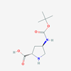 Picture of (2S,4R)-4-((tert-Butoxycarbonyl)amino)pyrrolidine-2-carboxylic acid