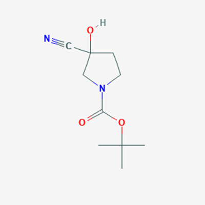 Picture of tert-Butyl 3-cyano-3-hydroxypyrrolidine-1-carboxylate