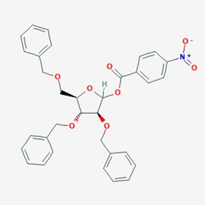 Picture of 2,3,5-Tri-o-benzyl-1-o-(4-nitrobenzoyl)-D-arabinofuranose