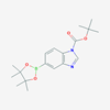 Picture of tert-Butyl 5-(4,4,5,5-tetramethyl-1,3,2-dioxaborolan-2-yl)-1H-benzo[d]imidazole-1-carboxylate