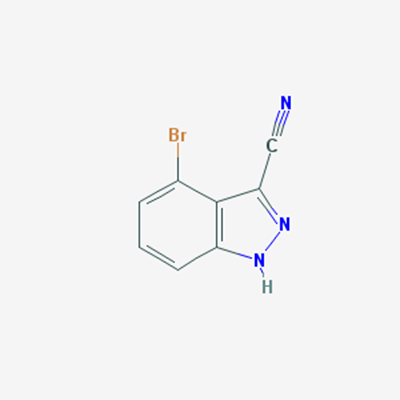 Picture of 4-Bromo-1H-indazole-3-carbonitrile