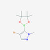 Picture of 4-Bromo-1-methyl-5-(4,4,5,5-tetramethyl-1,3,2-dioxaborolan-2-yl)-1H-pyrazole
