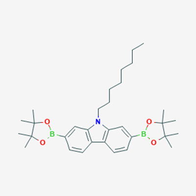 Picture of 9-Octyl-2,7-bis(4,4,5,5-tetramethyl-1,3,2-dioxaborolan-2-yl)-9H-carbazole