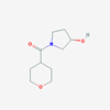 Picture of (S)-(3-Hydroxypyrrolidin-1-yl)(tetrahydro-2H-pyran-4-yl)methanone