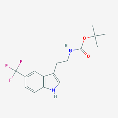 Picture of tert-Butyl (2-(5-(trifluoromethyl)-1H-indol-3-yl)ethyl)carbamate