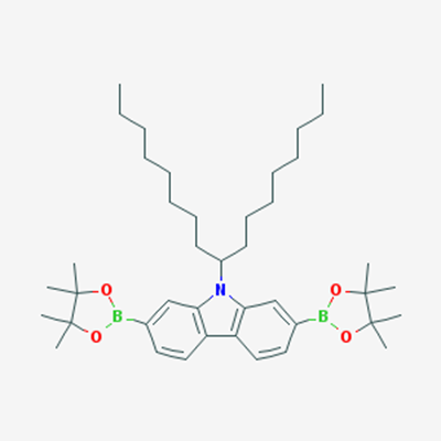 Picture of 9-(Heptadecan-9-yl)-2,7-bis(4,4,5,5-tetramethyl-1,3,2-dioxaborolan-2-yl)-9H-carbazole
