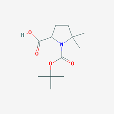 Picture of 1-(Tert-butoxycarbonyl)-5,5-dimethylpyrrolidine-2-carboxylic acid