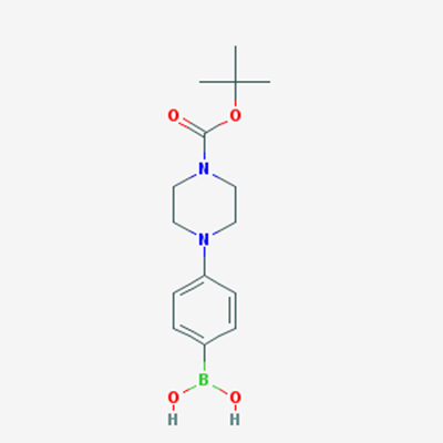 Picture of (4-(4-(tert-Butoxycarbonyl)piperazin-1-yl)phenyl)boronic acid