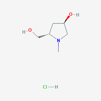 Picture of (3R,5S)-5-(Hydroxymethyl)-1-methylpyrrolidin-3-ol hydrochloride