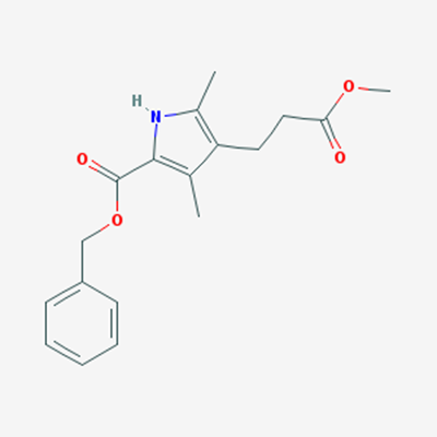 Picture of Benzyl 4-(3-methoxy-3-oxopropyl)-3,5-dimethyl-1H-pyrrole-2-carboxylate