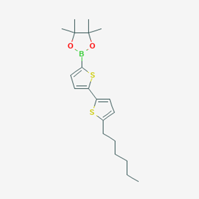 Picture of 2-(5 -Hexyl-[2,2 -bithiophen]-5-yl)-4,4,5,5-tetramethyl-1,3,2-dioxaborolane