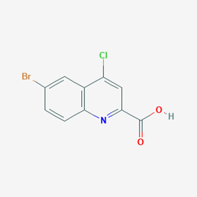 Picture of 6-Bromo-4-chloroquinoline-2-carboxylic acid