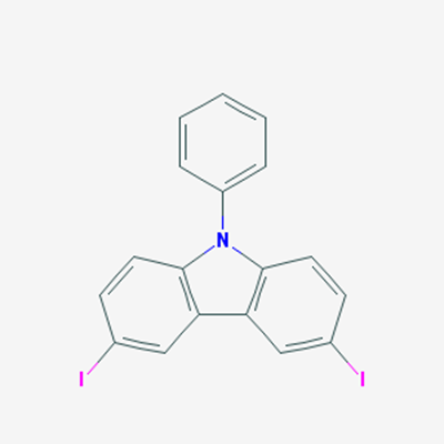 Picture of 3,6-Diiodo-9-phenyl-9H-carbazole