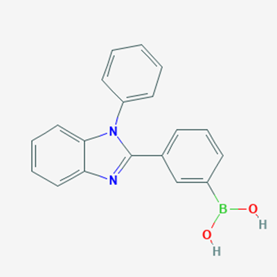 Picture of (3-(1-Phenyl-1H-benzo[d]imidazol-2-yl)phenyl)boronic acid