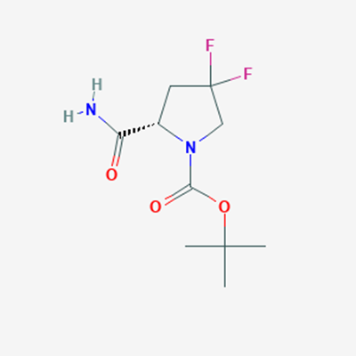 Picture of (S)-tert-Butyl 2-carbamoyl-4,4-difluoropyrrolidine-1-carboxylate