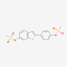 Picture of 4-(6-((Methylsulfonyl)oxy)benzo[b]thiophen-2-yl)phenyl methanesulfonate