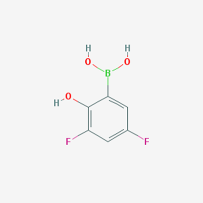 Picture of (3,5-Difluoro-2-hydroxyphenyl)boronic acid
