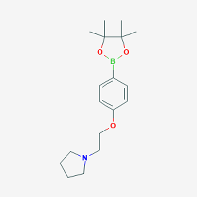 Picture of 1-(2-(4-(4,4,5,5-Tetramethyl-1,3,2-dioxaborolan-2-yl)phenoxy)ethyl)pyrrolidine