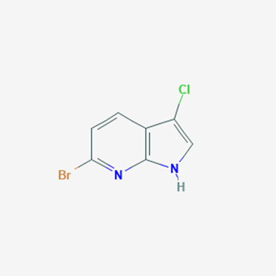 Picture of 6-Bromo-3-chloro-1H-pyrrolo[2,3-b]pyridine