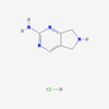 Picture of 6,7-Dihydro-5H-pyrrolo[3,4-d]pyrimidin-2-amine hydrochloride