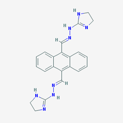 Picture of 9,10-Bis((2-(4,5-dihydro-1H-imidazol-2-yl)hydrazono)methyl)anthracene