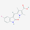 Picture of (Z)-5-((5-Fluoro-2-oxoindolin-3-ylidene)methyl)-2,4-dimethyl-1H-pyrrole-3-carboxylic acid