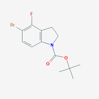 Picture of tert-Butyl 5-bromo-4-fluoroindoline-1-carboxylate