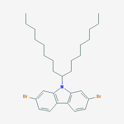 Picture of 2,7-Dibromo-9-(heptadecan-9-yl)-9H-carbazole