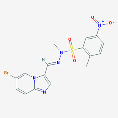 Picture of N -((6-Bromoimidazo[1,2-a]pyridin-3-yl)methylene)-N,2-dimethyl-5-nitrobenzenesulfonohydrazide