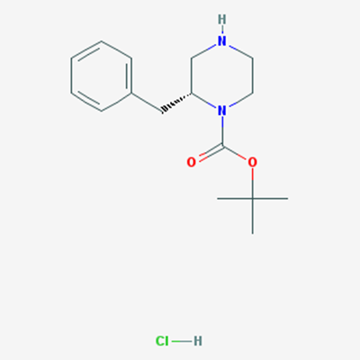 Picture of (R)-tert-Butyl 2-benzylpiperazine-1-carboxylate hydrochloride