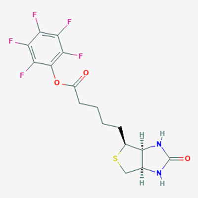 Picture of Perfluorophenyl 5-((3aS,4S,6aR)-2-oxohexahydro-1H-thieno[3,4-d]imidazol-4-yl)pentanoate