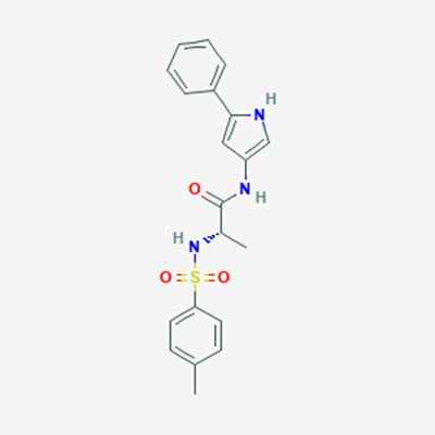 Picture of (S)-2-(4-Methylphenylsulfonamido)-N-(5-phenyl-1H-pyrrol-3-yl)propanamide