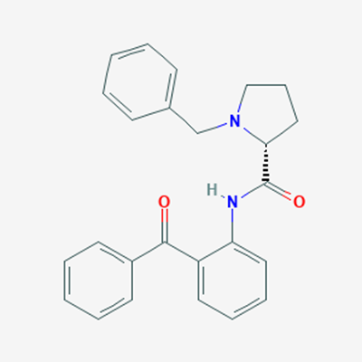 Picture of (R)-N-(2-Benzoylphenyl)-1-benzylpyrrolidine-2-carboxamide