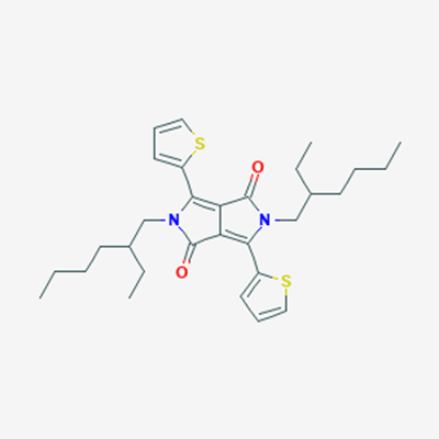 Picture of 2,5-Bis(2-ethylhexyl)-3,6-di(thiophen-2-yl)pyrrolo[3,4-c]pyrrole-1,4(2H,5H)-dione