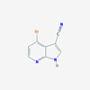 Picture of 4-Bromo-1H-pyrrolo[2,3-b]pyridine-3-carbonitrile