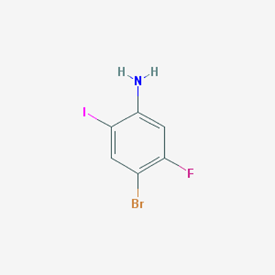Picture of 4-Bromo-5-fluoro-2-iodoaniline