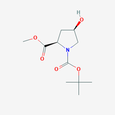 Picture of Methyl (2R,4R)-1-Boc-4-hydroxypyrrolidine-2-carboxylate