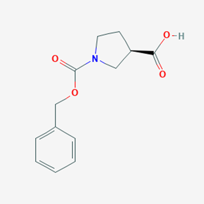 Picture of (R)-N-Cbz-3-pyrrolidinecarboxylic Acid