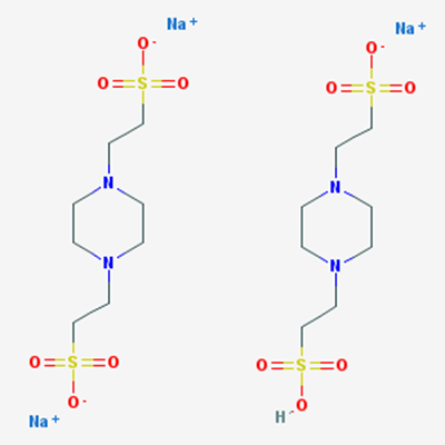 Picture of 1,4-Piperazinediethanesulfonic Acid Sesquisodium Salt