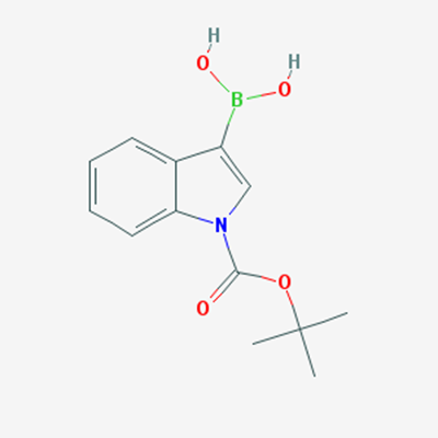 Picture of (1-(tert-Butoxycarbonyl)-1H-indol-3-yl)boronic acid