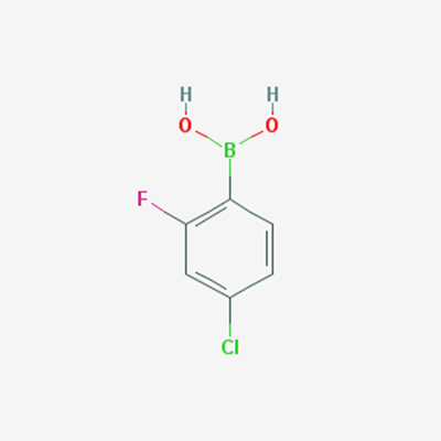 Picture of 4-Chloro-2-fluorobenzeneboronic acid