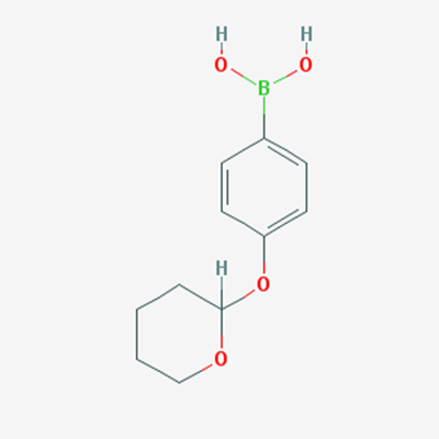 Picture of 4-[(Tetrahydropyran-2-yl)oxy]phenylboronic Acid