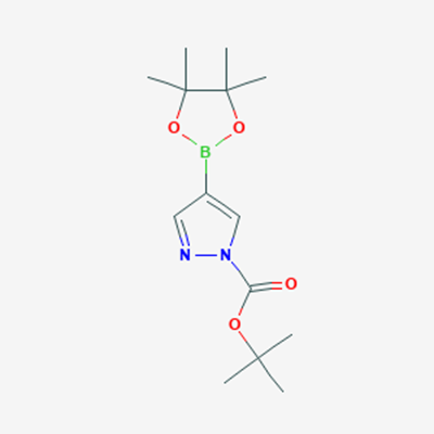 Picture of tert-Butyl 4-(4,4,5,5-tetramethyl-1,3,2-dioxaborolan-2-yl)-1H-pyrazole-1-carboxylate