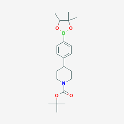 Picture of tert-Butyl 4-(4-(4,4,5-trimethyl-1,3,2-dioxaborolan-2-yl)phenyl)piperidine-1-carboxylate