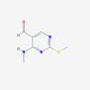 Picture of 4-(Methylamino)-2-(methylthio)pyrimidine-5-carbaldehyde