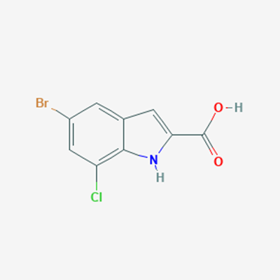 Picture of 5-Bromo-7-chloro-1H-indole-2-carboxylic acid