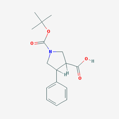 Picture of 1-Boc-4-phenylpyrrolidine-3-carboxylic Acid