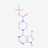 Picture of 4-(4-Boc-1-piperazinyl)-5-bromo-7H-pyrrolo[2,3-d]pyrimidine