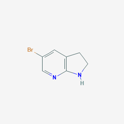 Picture of 5-Bromo-2,3-dihydro-1H-pyrrolo[2,3-b]pyridine
